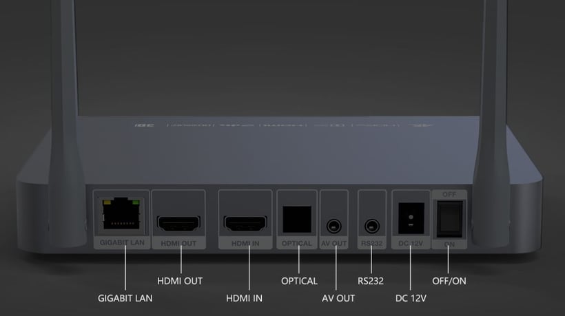 Zidoo Z9X connectique(2)