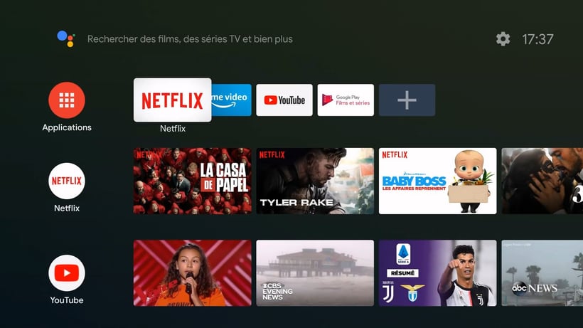Xiaomi Mi TV Stick interface android tv 9