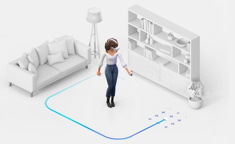 Oculus Quest 2 roomscale zone de jeu