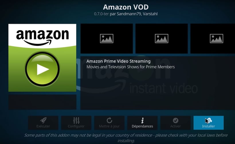Kodi Amazon Prime Video VOD Addon Sandmann79