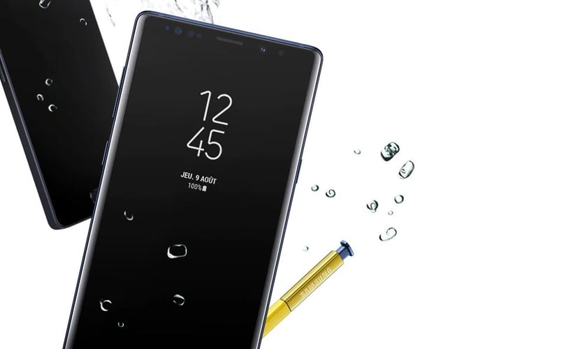 Samsung Galaxy Note 9 résistant à l'eau