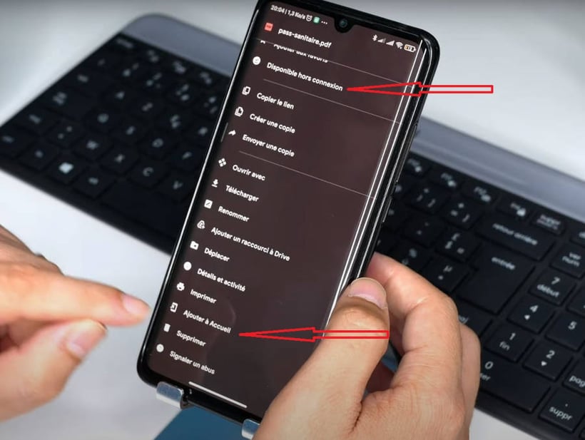 Google Drive Raccourci