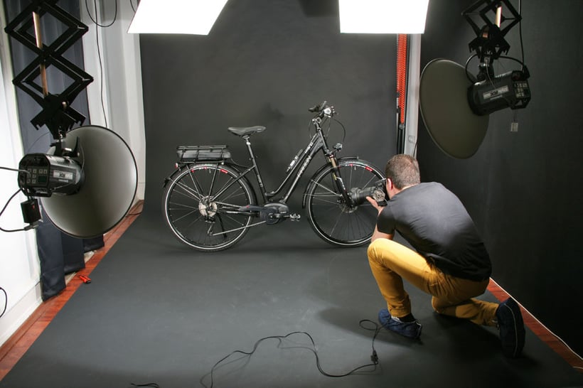 Produktaufnahmen für Radon Bikes im Studio
