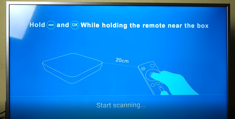 Synchronisation télécommande Mecool M8S Pro L