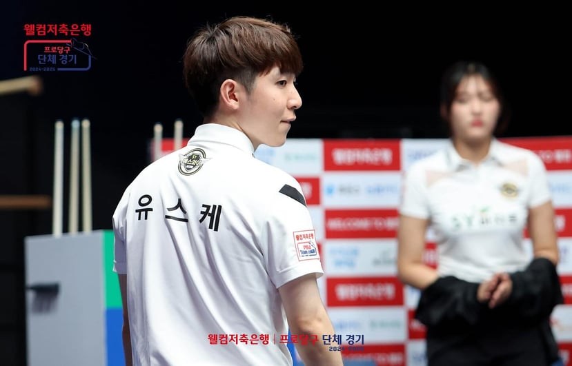 チームリーグ戦での森　© 2024 PBA