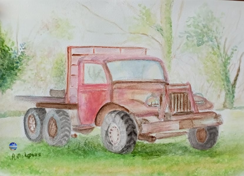 Copyright Anne-Marie Leroux Artiste Peintre.Tous droits réservés.