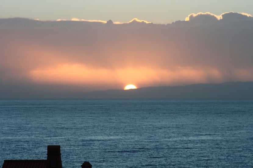 Im Hintergrund Insel Gomera.