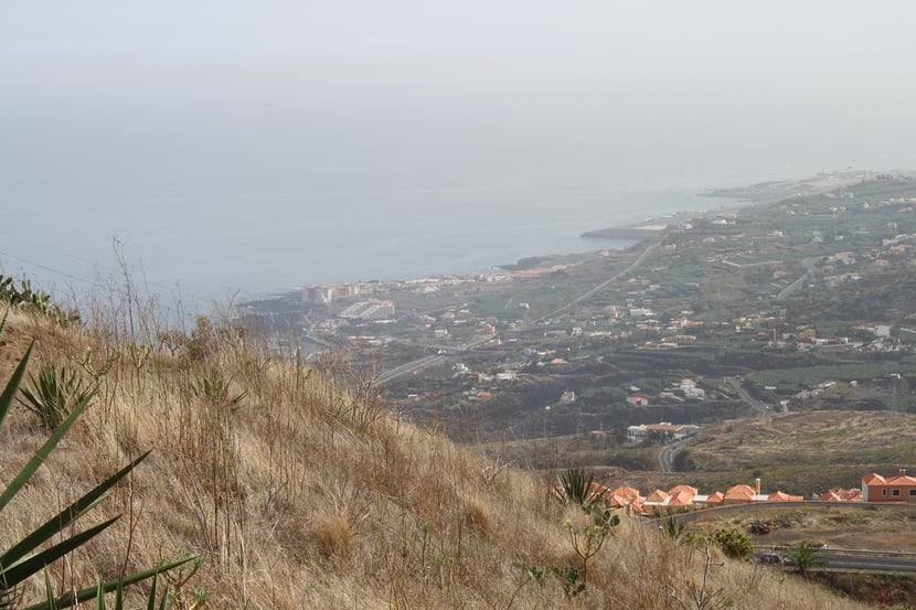 Blick auf Los Cancajos.unser Urlaubsort.