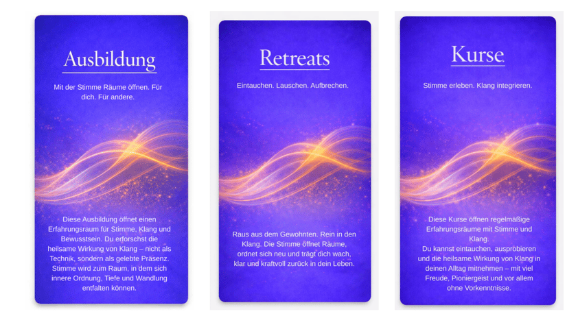 Sound Healing Voice - Eine Methode von Martina M. Schuster