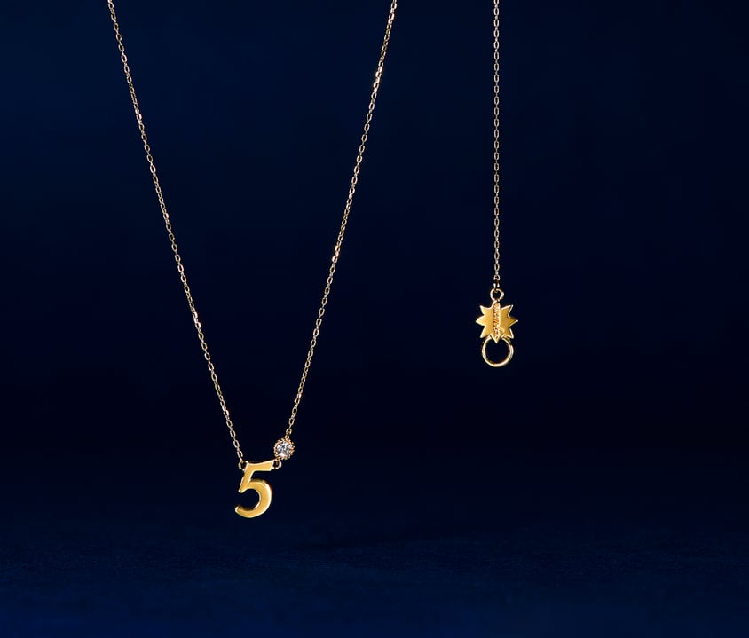 womb☆jewelry　ゴールド　数秘術ネックレス