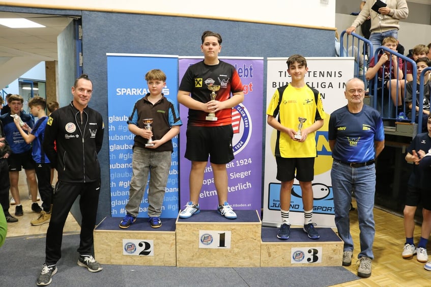 TTV-Nachwuchshoffnung "Nemo" Nemanja Mirkovic schaffte bei der Nachwuchsliga in Baden in der Gruppe 14 den Gruppensieg! Wir gratulieren herzlich! Das Training zahlt sich aus :-) Foto: NÖTTV