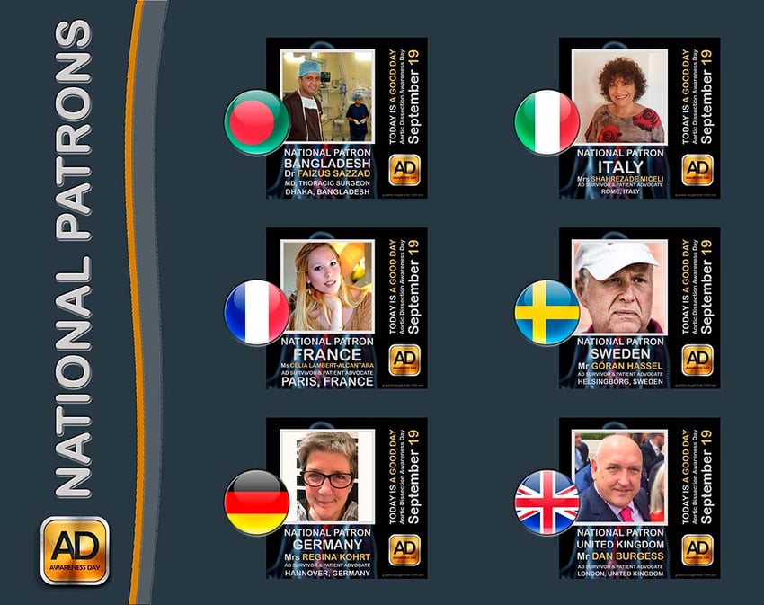 Weltweiter Aktionstag zur Aortendissektion im September 2018