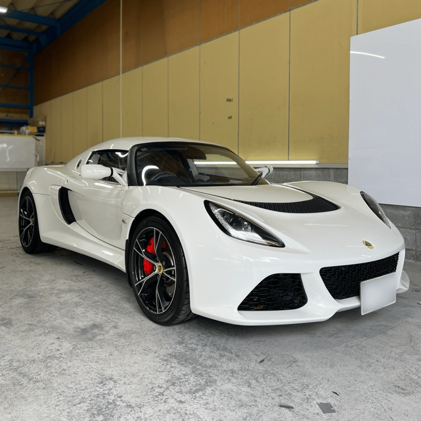 ロータス エキシージ　プロテクションフィルム施工　ストーンガード　施工例　新潟