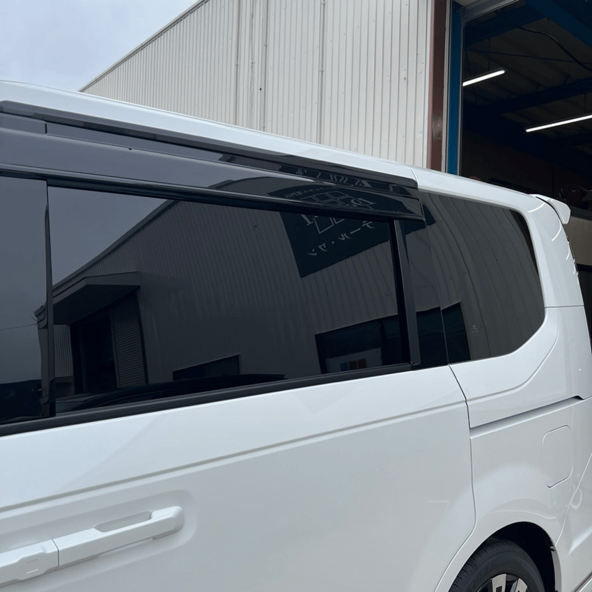 ホンダ　ステップワゴンRP8　カーフィルム施工　WINCOS Premium　HCD-10G　スライドドアガラス施工後