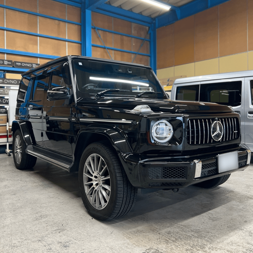 Mercedes-Benz　Gクラス　プロテクションフィルム施工　ガラスプロテクション