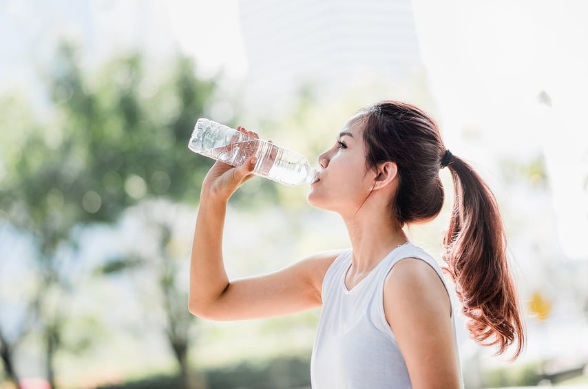 むくみ対策その3　効率的な水分摂取