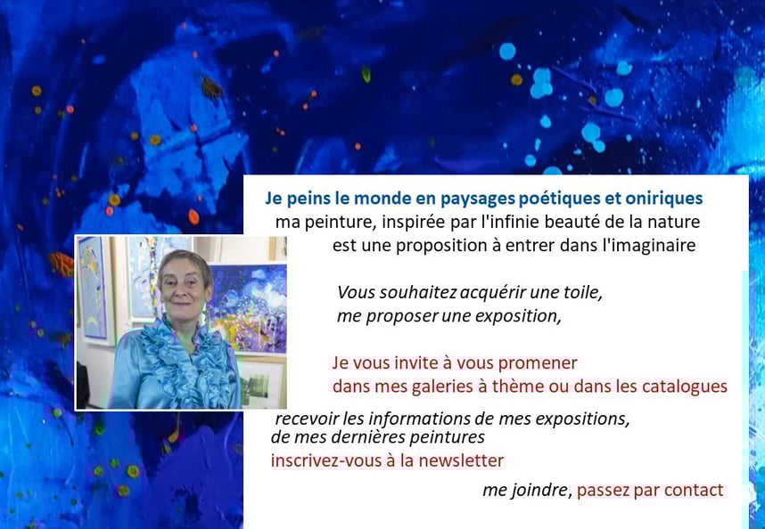 Elisabeth Augendre artiste peintre en Ariège artiste contemporain acryliques originales peinture impressionnisme