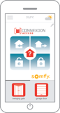 Somfy, draadloze bediening, smartphone, technologie, connexxoon, tahoma, app bediening zonwering, solis, zonwering amsterdam, smart home amsterdam