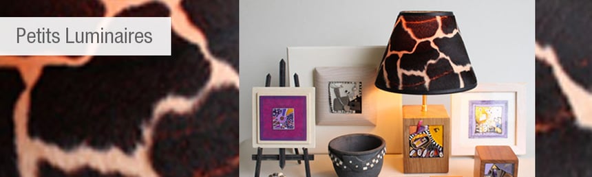 Lampes mosaîquées de Cécile Bouvarel