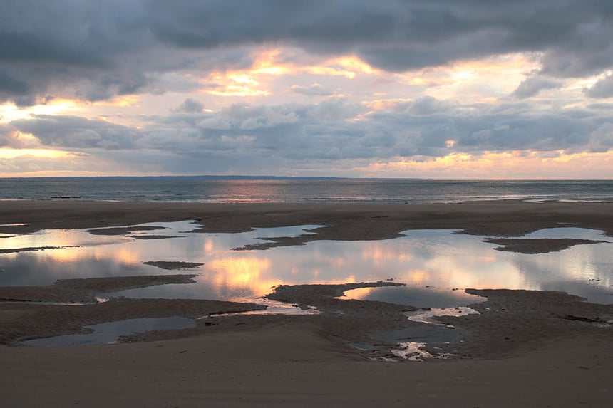 Plage d'Hattainville, le 1er janvier 2021 - Photo Cécile Bouvarel 