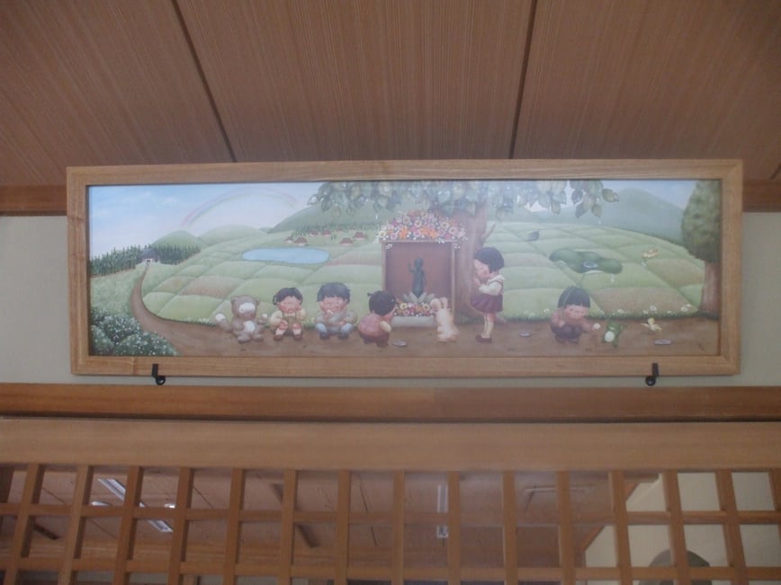 仏様　童画　保育園　幼稚園　壁画　寺