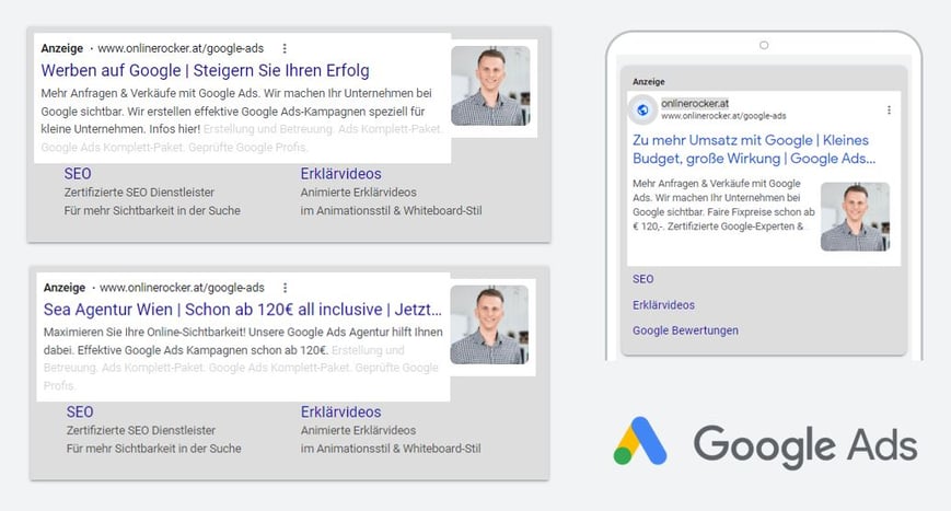 Google Ads Kosten ab 120€
