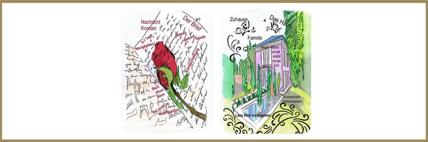 Brief und Hauskarte Lenormand