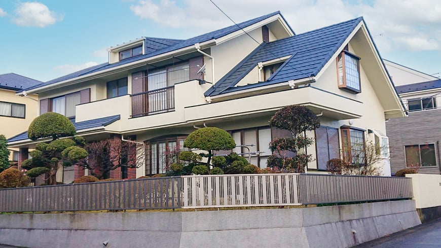 千葉市若葉区千城台西の塗装工事後の画像