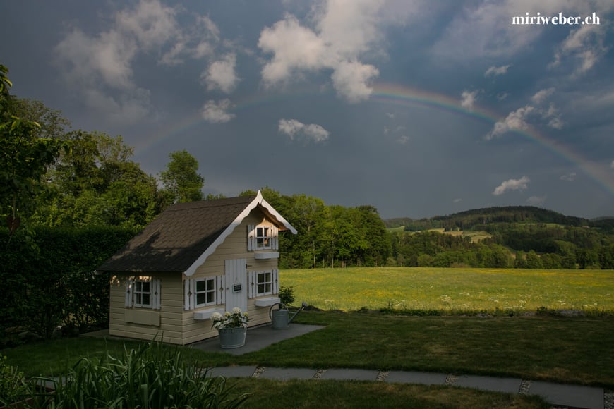 Kinderspielhaus, Spielhaus, Palmako, mit Galerie, Tom, Garten, Haus, Haus mit Gallerie, DIY, selber bauen, selber machen, Gartenhaus, Familienblog, Mamablog, Mama, Blog, Familien, DIY Blog