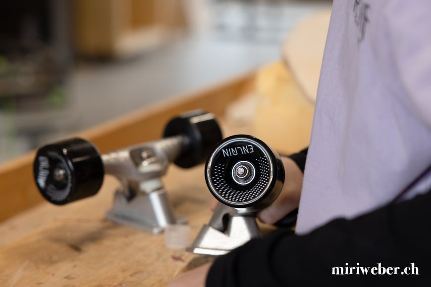 Skateboard selber bauen, Anleitung Skateboard selber Bauen, DIY Skateboard, Surfskateboard selber machen, Enlain, Laax, Skateboard, Baukurs