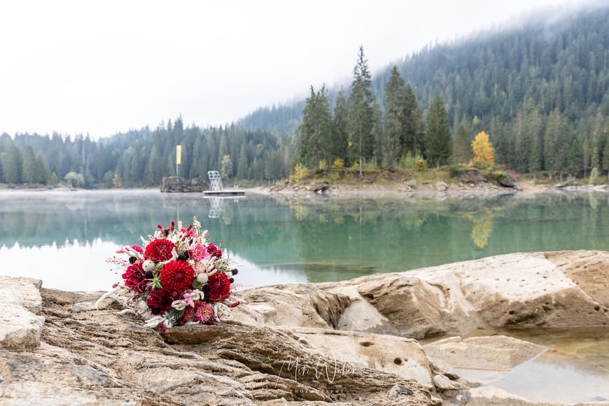 Hochzeitsfloristik, Caumasee, Flurettas