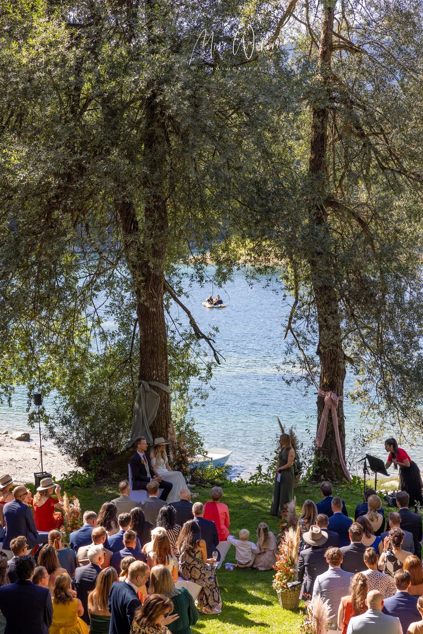 Freie Trauung, Hochzeitslocation, Graubünden, Flims, Caumasee, Hochzeitsfotograf, Hochzeitsfotografin, Fotograf