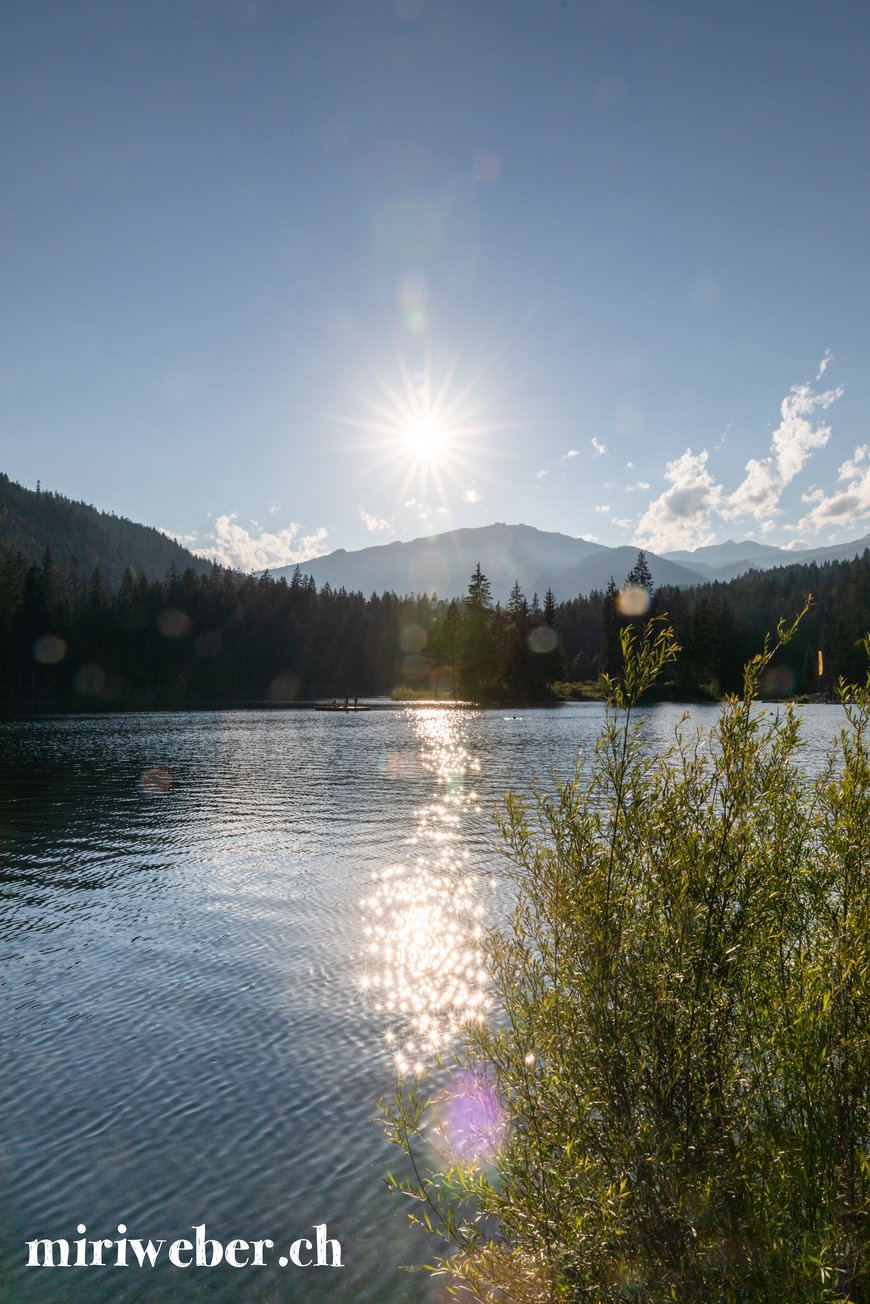 Fotoshooting, Caumasee, Flims, Abendstimmung, Bergsee, Fotografin, heiraten, Hochzeit