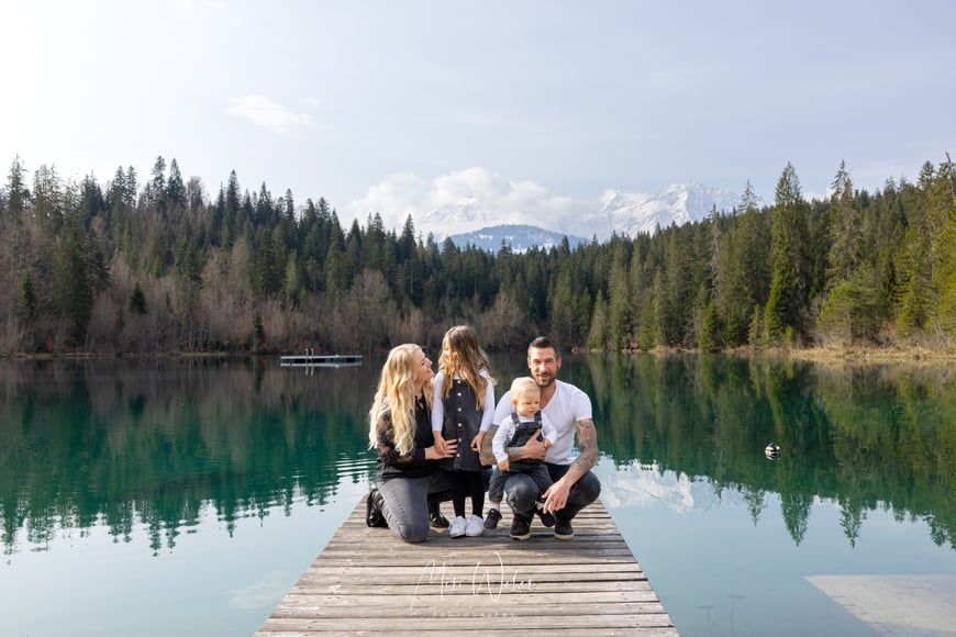 Familien Fotograf, Flims, Laax, Falera, Portrait, Fotografin, Crestasee