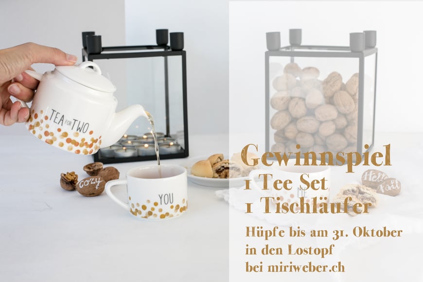 Herbst Lettering, Hello Fall, Autumn, Deko, Idee, Inspiration, Kreativ, Blog, Schweiz, DIY, Tchibo, Kerzenhalter, Kerzenglas, Teeset, Tchibo Accessoires, Tchibo Shop, Content Creator Schweiz, Gewinnspiel Tchibo