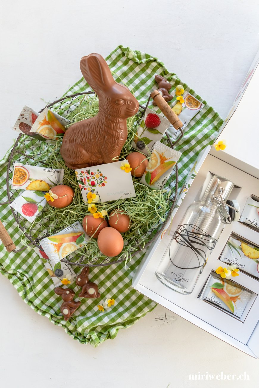 eau & moi, Wasser trinken, Content Creator, Food Fotografie, Fotograf, Flims, Laax, Schweiz, Content Creation, Food Blog, Idee Ostern