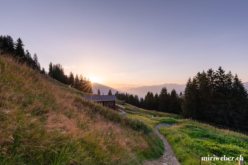 Hütte zum mieten, Flims, Laax, Falera, Tegia Alp Uaul, Fotografin, Content Creator, Graubünden, Berghütte, Chalet, Maiensäss