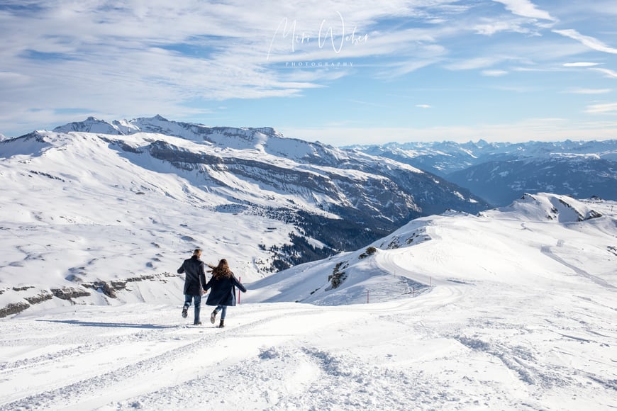 Elopement Hochzeit, heiraten, Hochzeitsfotograf, Schweiz, Flims, Laax, Graubünden, Paarshooting, Fotograf