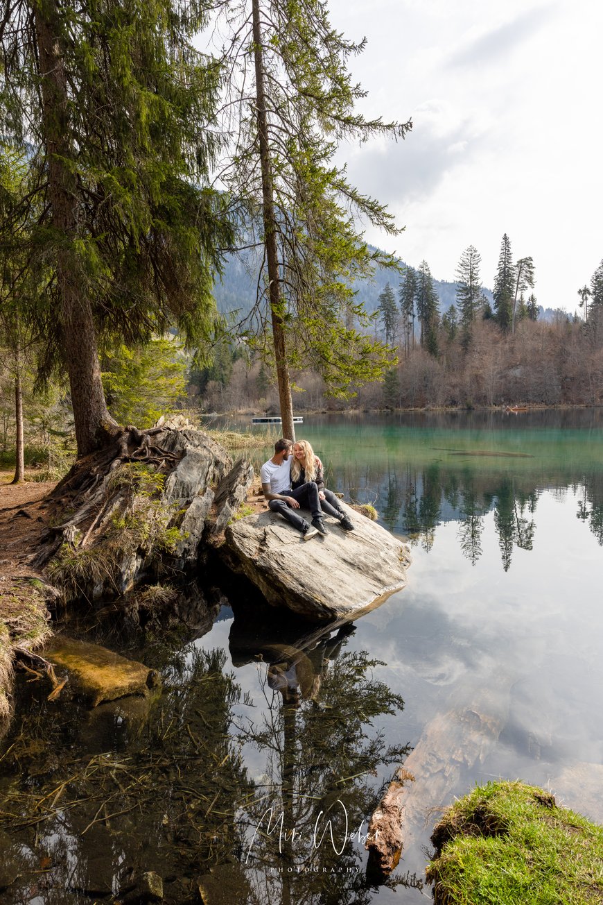 Crestasee, Paar Foto, Fotograf, Fotografin, Flims, Laax, Falera, Hochzeitsfotograf