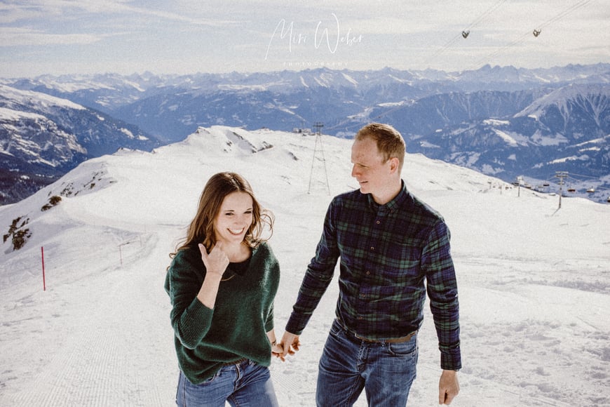 Elopement Hochzeit, heiraten, Hochzeitsfotograf, Schweiz, Flims, Laax, Graubünden, Paarshooting, Fotograf