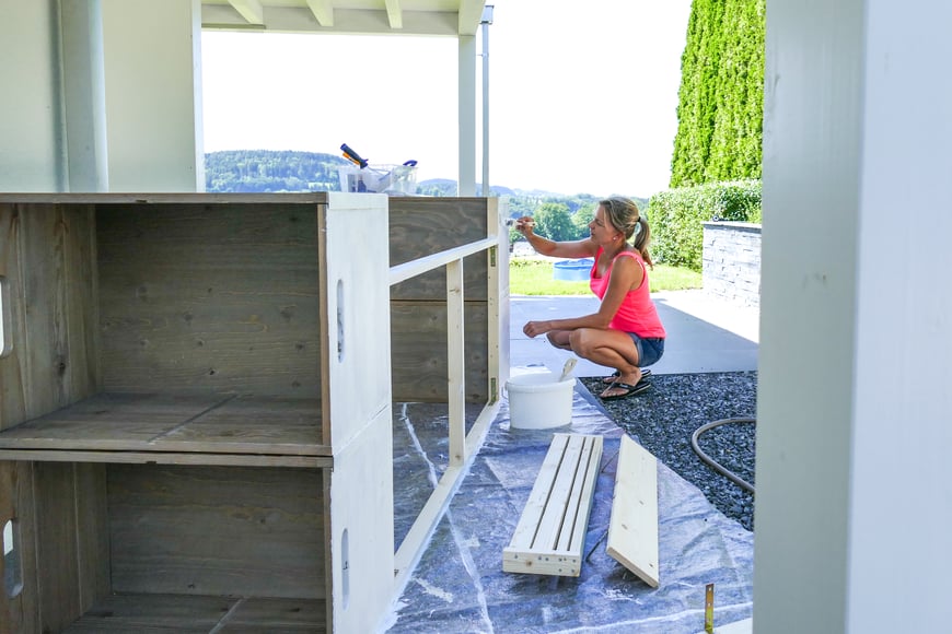 Outdoor Küche, Outdoor Kitchen, selber bauen, Anleitung,  selber machen