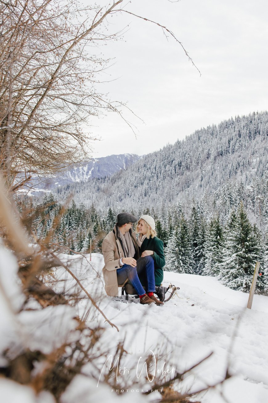 Paarshooting, Fotoshooting, Winter, Flims, Fotograf, Fotografin