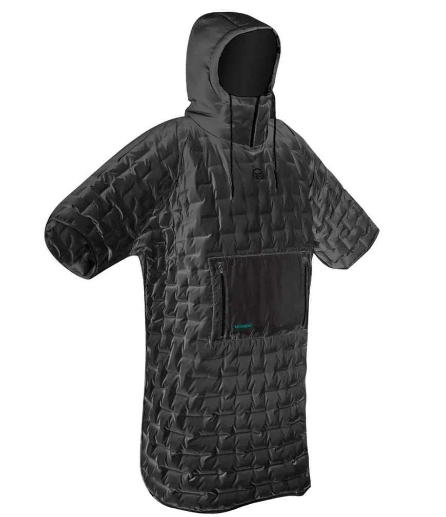 Ride Engine Bonfire Insulated Changing Robe Poncho Black