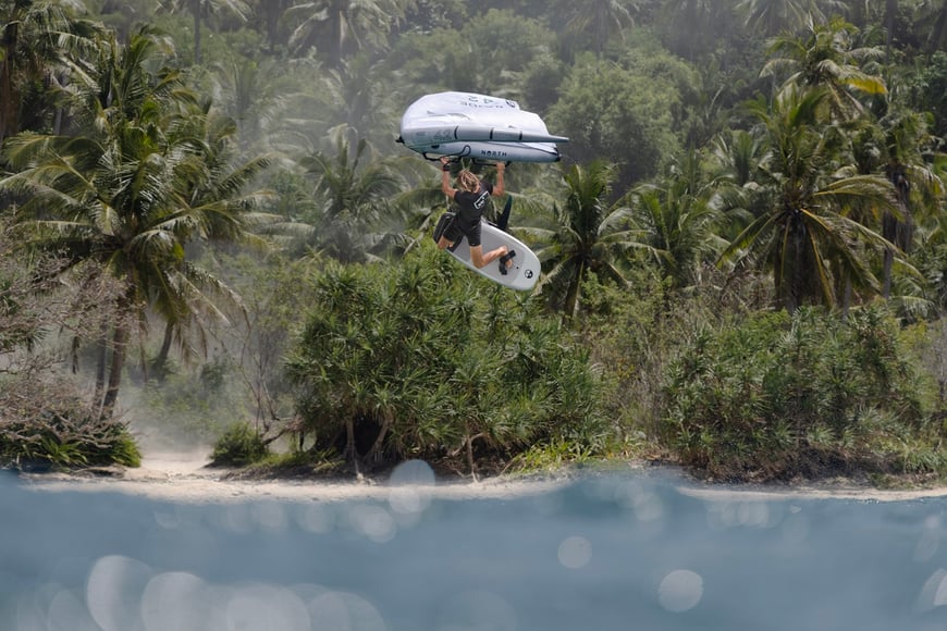 North Wingfoil WindSucht Mode Ultra im Einsatz