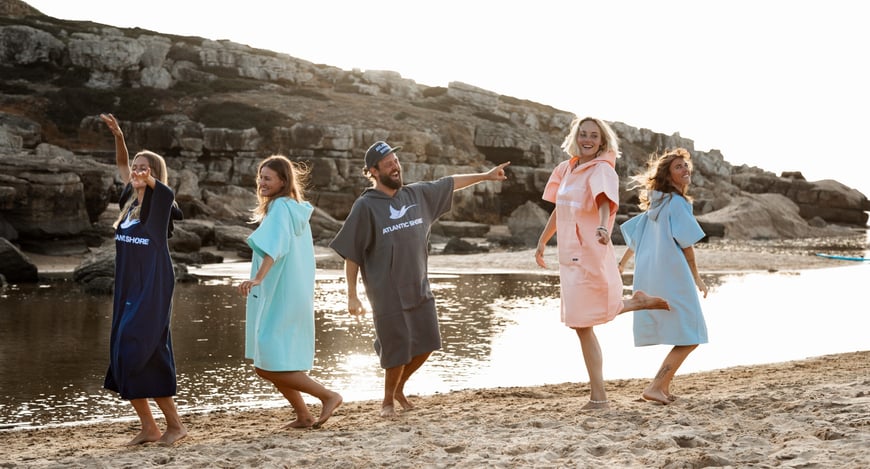 atlantic shore poncho windsucht