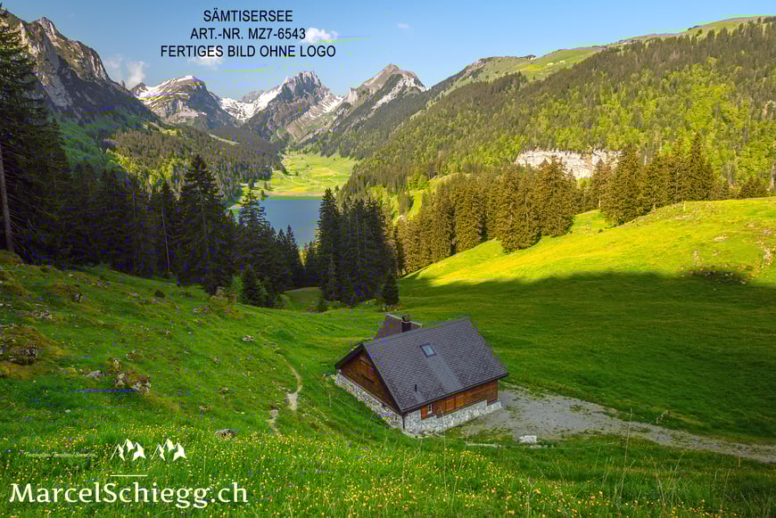 Marcel Schiegg, Fotografie, Sämtisersee, Plattenbödeli, Berggasthaus Plattenbödeli, Alpstein, Appenzell, Appenzellerland, Schweiz