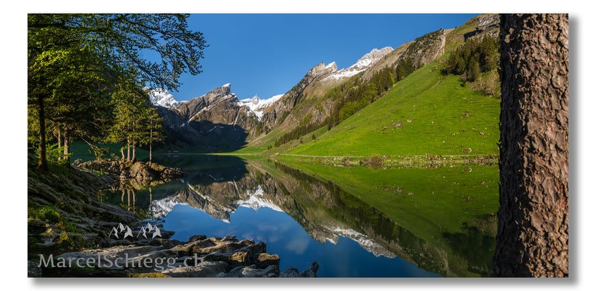 Bergsee, Seealpsee, Berggasthaus Forelle, Marcel Schiegg, Alpstein, Appenzellerland, Säntis