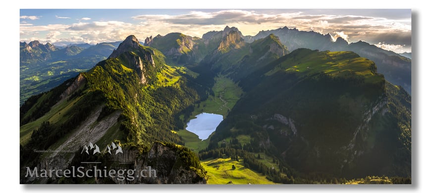 Hoher Kasten, Alpsteinpanorama, Alpstein, Appenzell, Appenzellrland, Sämtisersee, Säntis, Staubern, Plattenbödeli, Marwees, Kreuzberge, Marcel Schiegg, Dreifaltigkeit, Altmann, Ebendalp, Schäfler