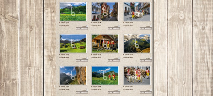 Marcel Schiegg, Patrik Baumann, Kartenverlag, Weihnachtskarten, Postkarten, Fotokarten, Appenzell, Alpstein, Trauerkarten, Appenzellerland