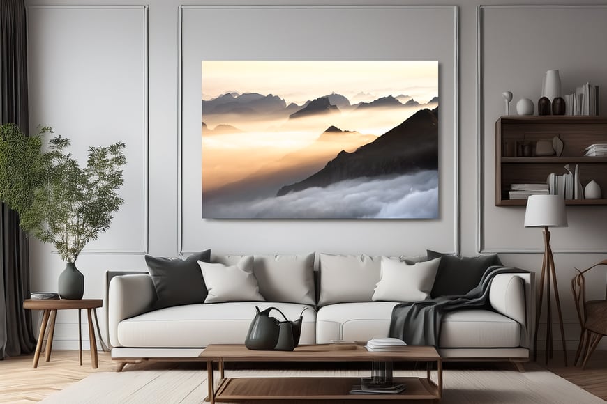 Marcel Schiegg, Marcel Schiegg Fotografie, Wandbilder, Rotsteinpass, Alpstein, Leinwandbild